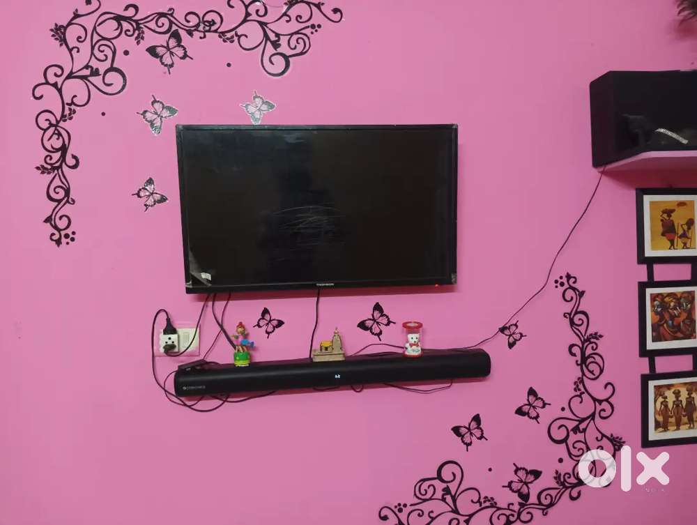 Thomson 32 Smart TV under waranty, DTH antena, setup box, cable 25 mtr