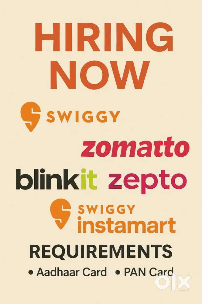 Urgently required delivery partner's in Hyderabad