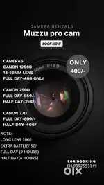 Camera rentals and rent