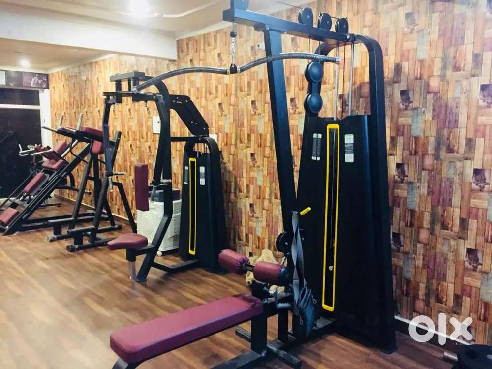 All types of gym equipment