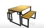 Dining Table with Seat arrangement for Fast Food Hotel dhaba canteen