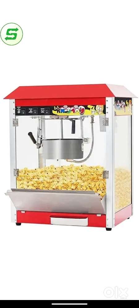 Popcorn machine and waffle machine