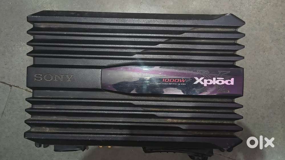 Sony amplifier jbl & pioneer woofer