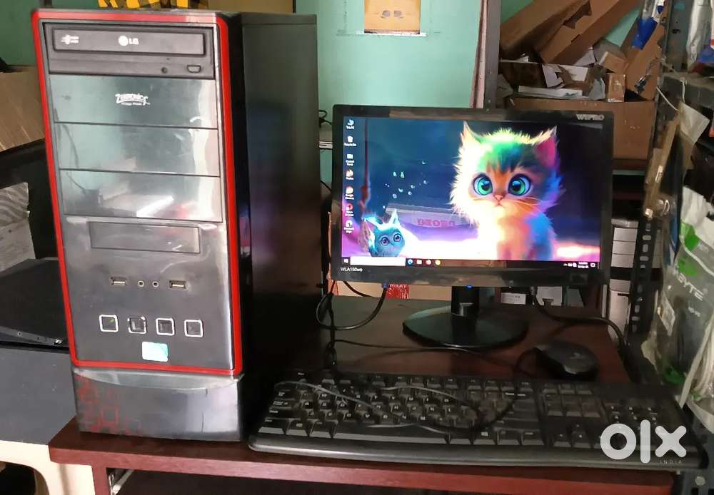 100% Gud Working Desktop Computer Dual Core 5th Gen 4GB 250GB Win 10