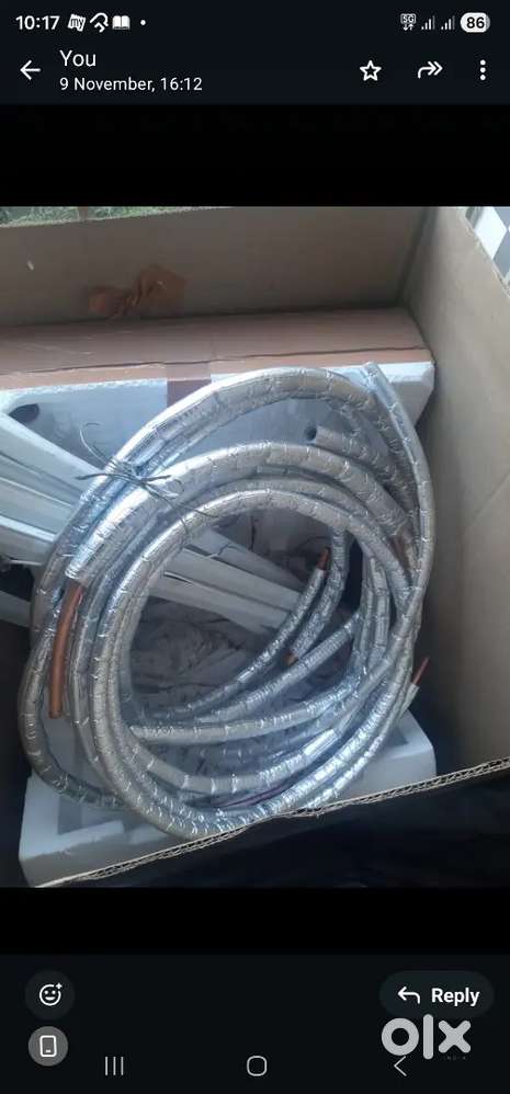 Brand new Voltas  AC copper pipes to sell