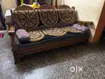 Wooden sofa set