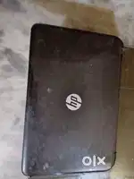 Hp laptop with headphone,charger and phone