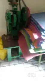 Chapl bane wali machine  with material