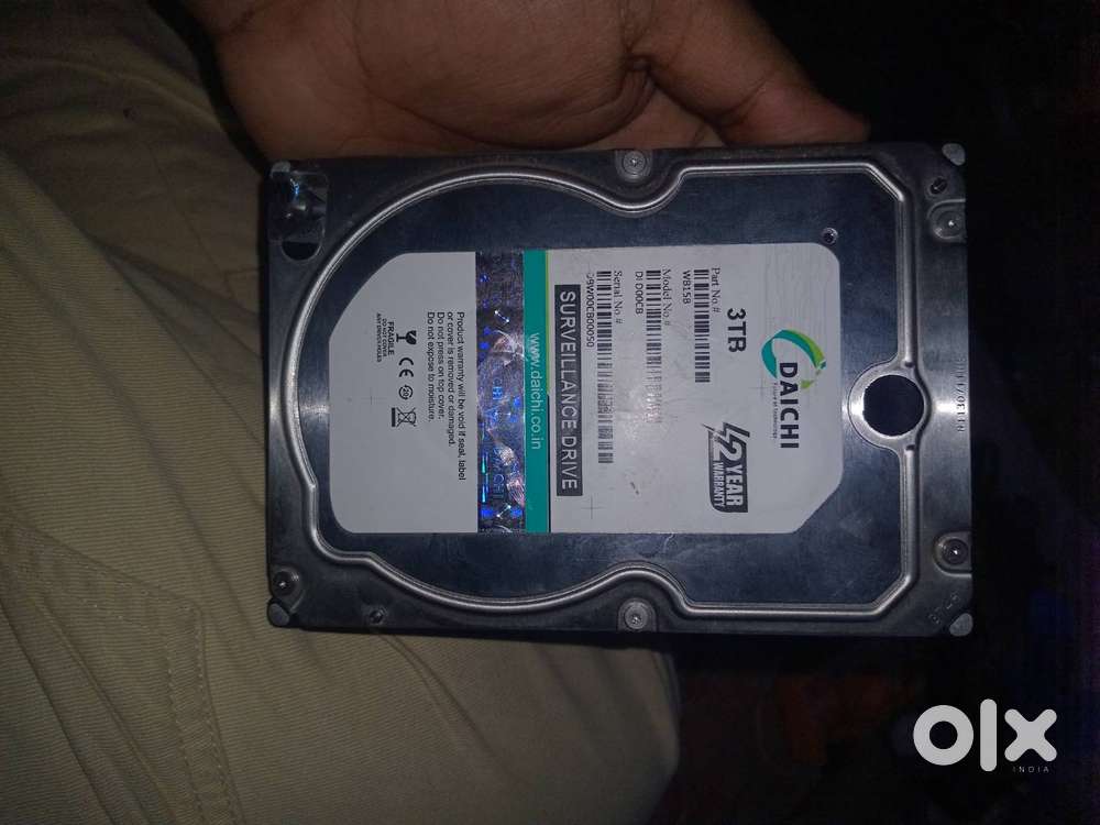 3TB Daichi surveilance drive full  new condition top notch quality