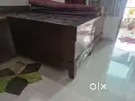 double bed lohe ka with box and with tijori