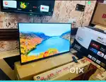 55 SMART + ANDROID 4k voice remote frameless BOX PACK LEDTV WITH BILL