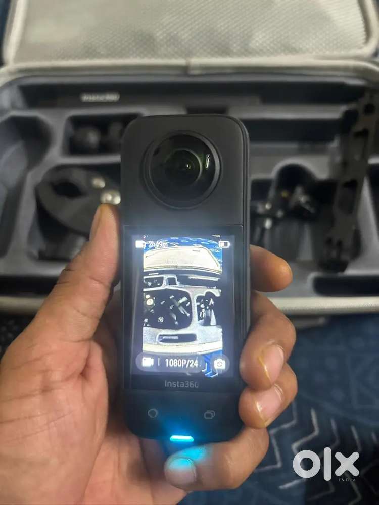 Insta360 X3 Camera with Motorcycle Kit – Full Set with Extras