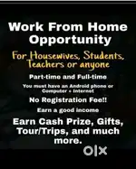 House wife ,job person, retired person, students