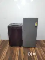 @ pt Whirlpool single door with Godrej Fully automatic washing machine