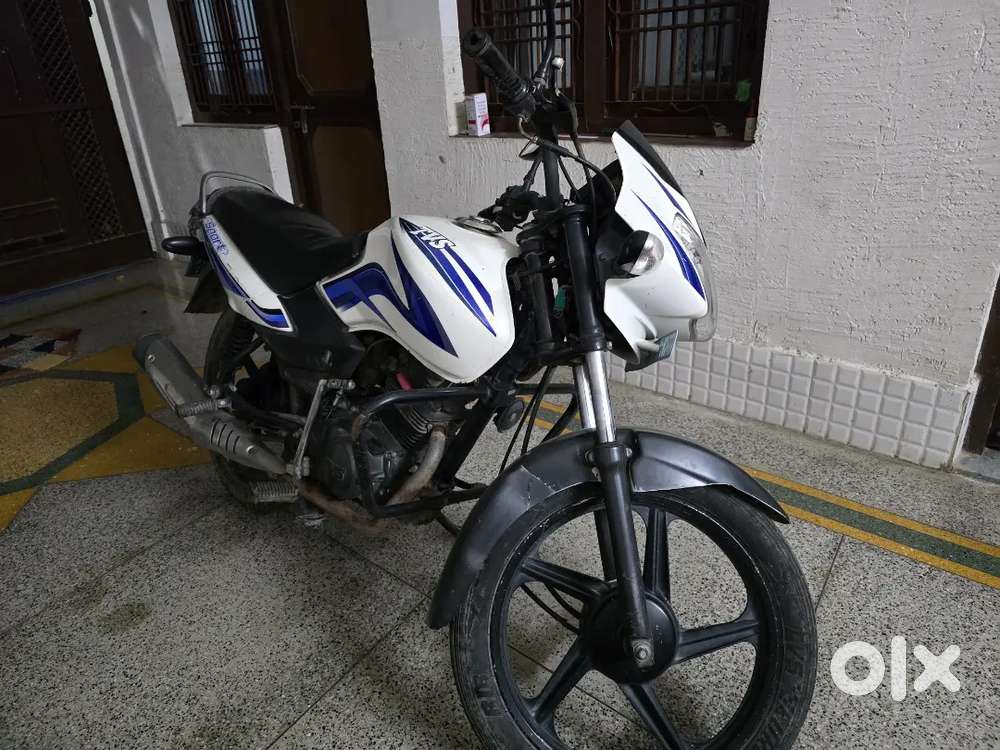 Tvs sport bike owned by a military person bike in good condition