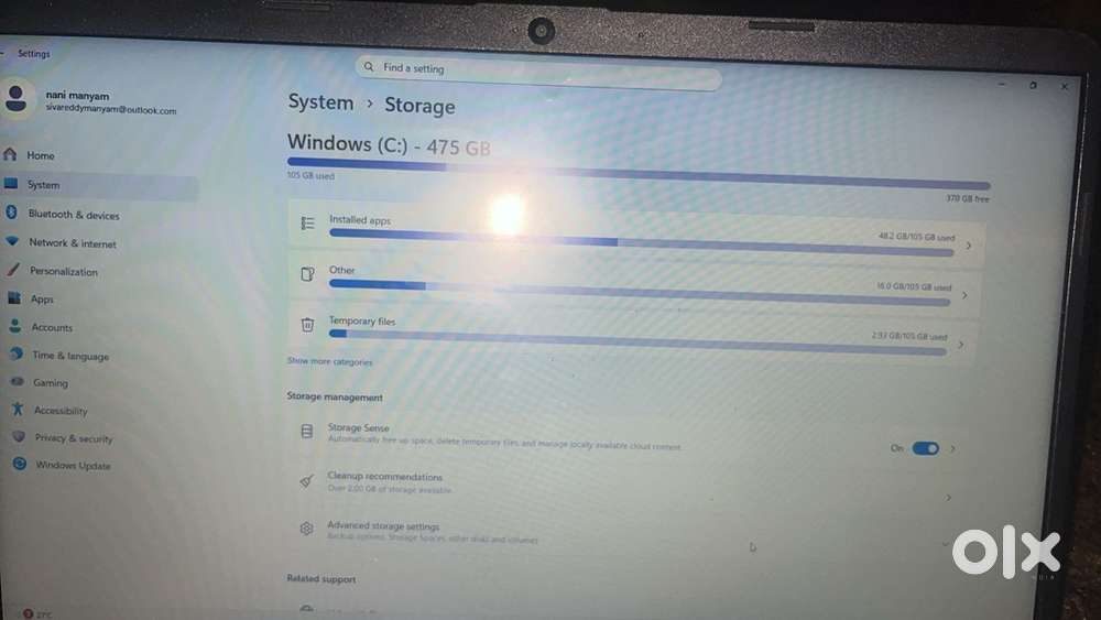 Hp laptop new emergency selling
