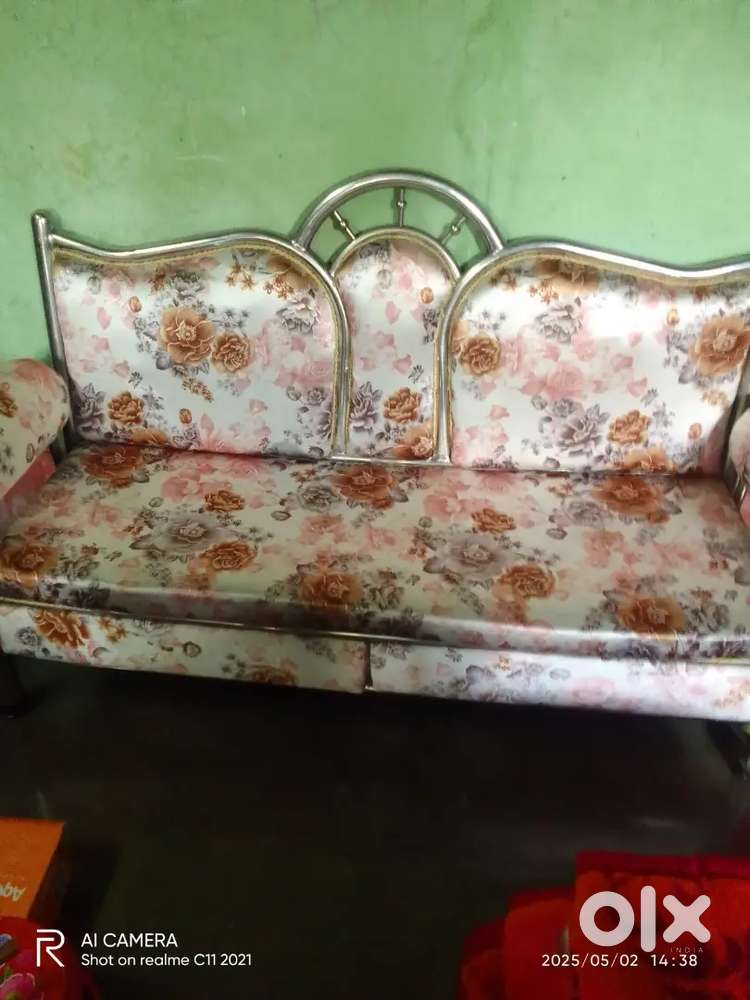 Steel sofa of set 3