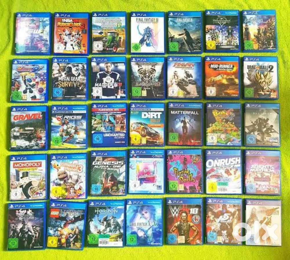 PC- PS4 ALL TYPES GAMES CD-DVD AVAILABLE