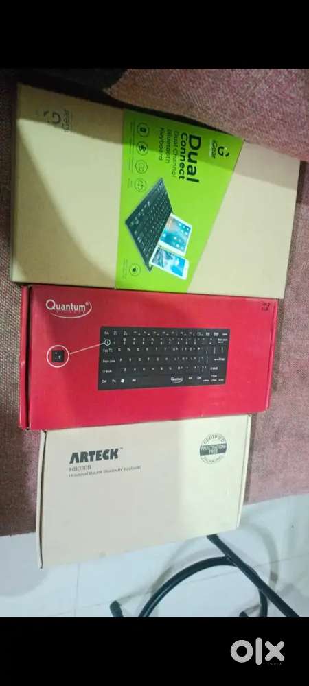 Bluetooth Keyboard - 2 and USB Keyboard - 1 combo