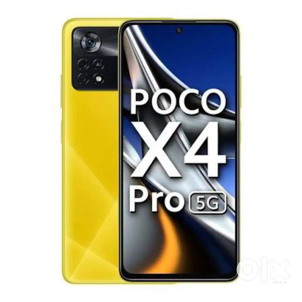 Poco x4 pro 5G 4gb/64gb No bill  and charger only box