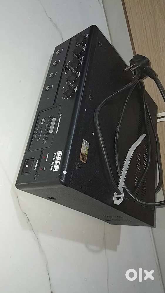 New connection amplifier  amd speaker AHUJA