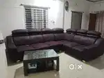 5 seater with corner sofa with good condition