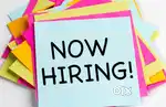 We are hiring sales managers and clerk
