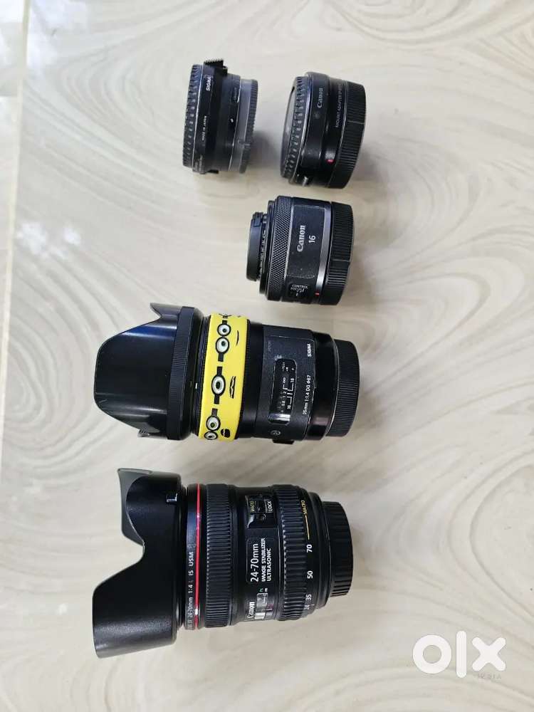 CANON LENS AND SONY ADAPTER