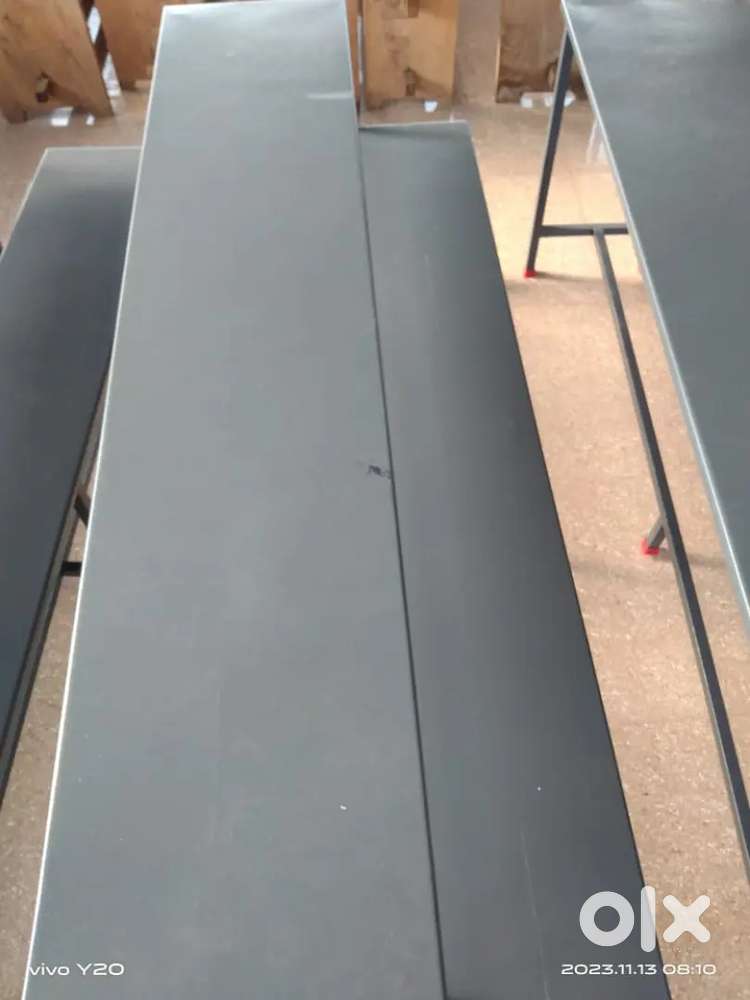 Bench and Desk ( Steel and wooden)
