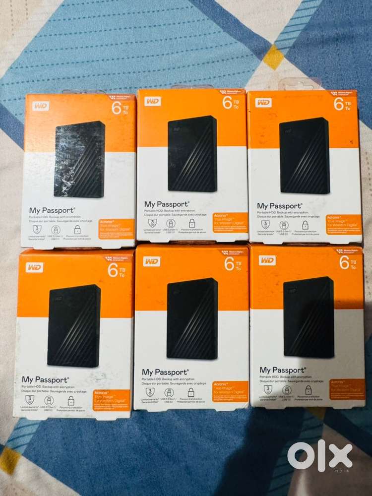 WD My Passport 6TB Black