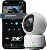 Qubo Smart 360 Degree 3MP [2K] CCTV Camera  Wi-Fi Cam