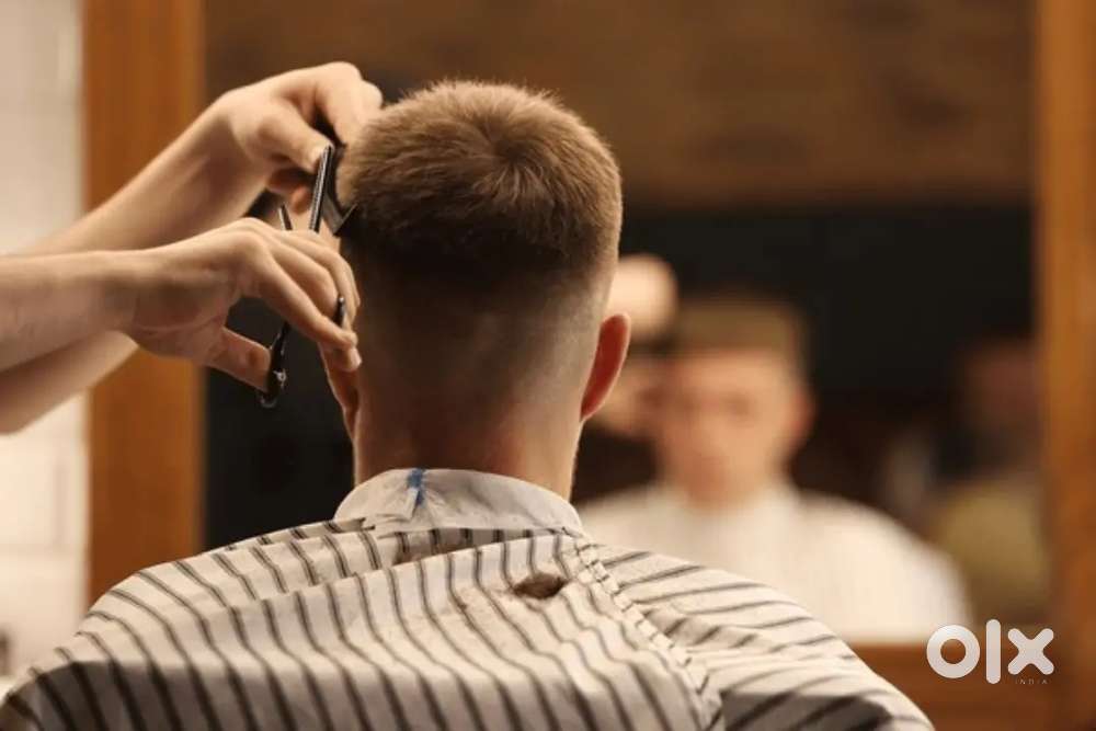 Work for hair cutting.