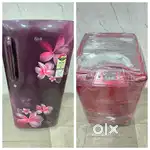 Lg flower design fridge and godrej topload washing machine