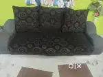Lavish black sofa