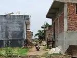 Plot for sale 500 gaj 40 % built-up single line corner
