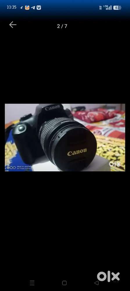 Eos 1300 d with dule lences