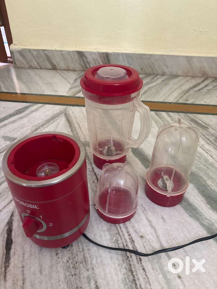 Borosil Mixer Grinder with 3 Jars  Excellent Condition  Urgent Sale