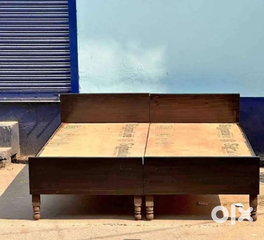 Brand new double bed without box factory rate pr
