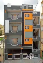 2 bhk house with 2 wheeler parking in calm location for rent .