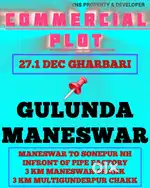 27 dec Commercial Use Plot GULUNDA ROAD