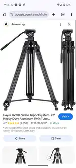 Professional filmmaking tripod