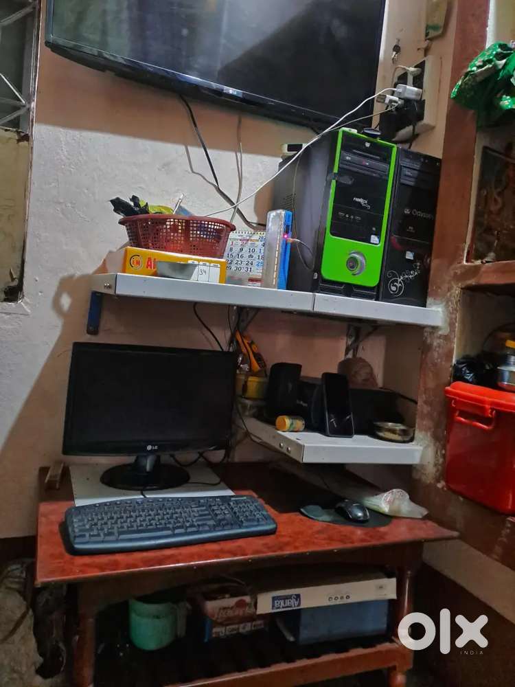 Lg monitor and 2 cpu dual core processer