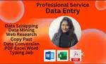 I want any type of Data entry work.