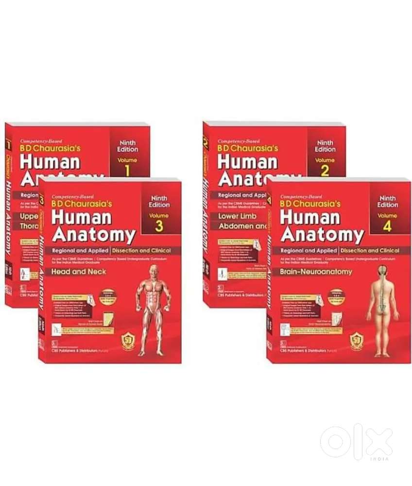 Human Anatomy, BD Chaurasiya