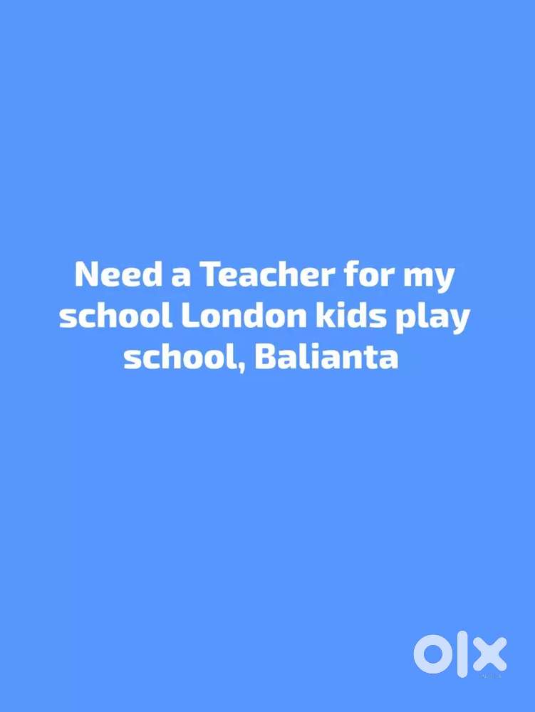 Need a Dedicated teacher