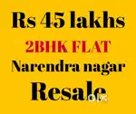 2 bhk flat at rs 55 lakhs only in Narendra nagar