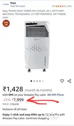 Bajaj cooler Mojja condition running