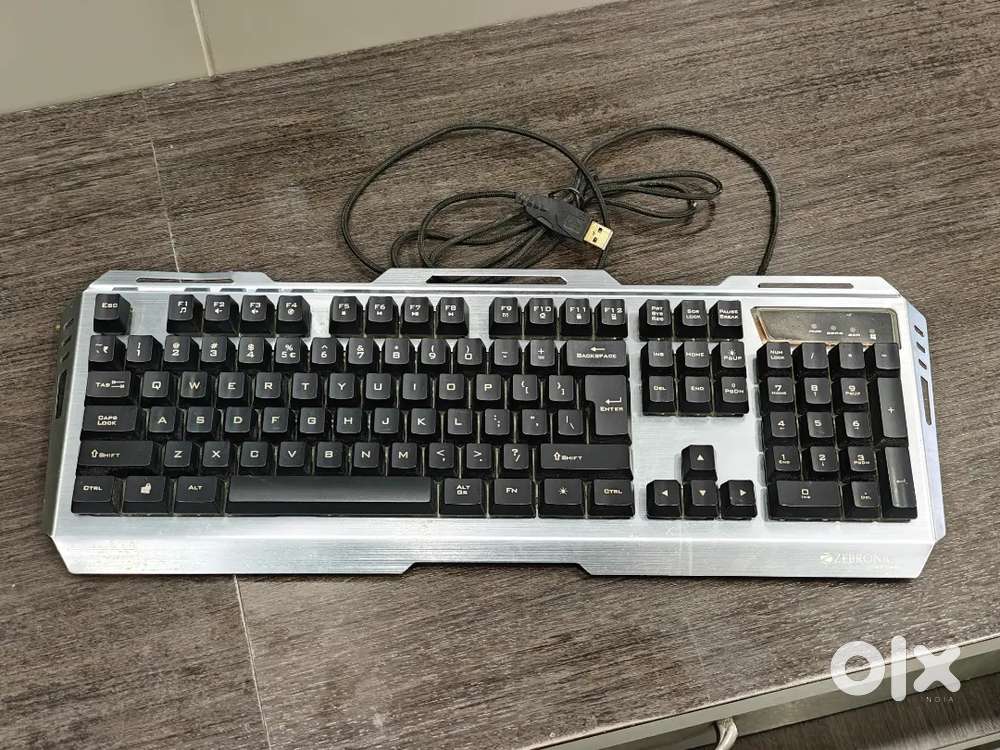 Zebronics Gaming keyboard with RGB light