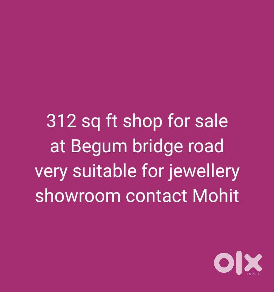 Begam bridge road commercial shop available for sale