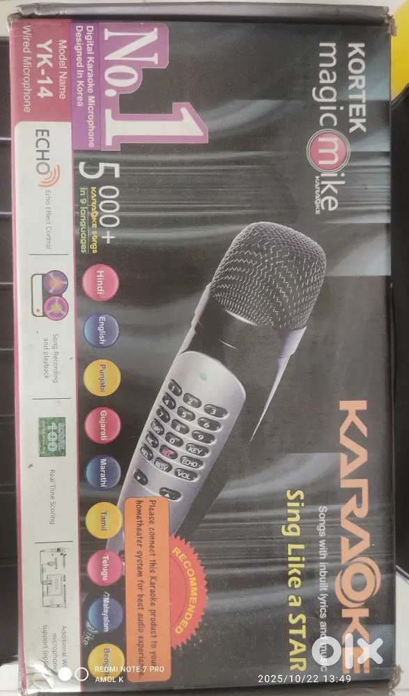 Karaoke magic Mike , songs with inbuilt lyrics & music for sell